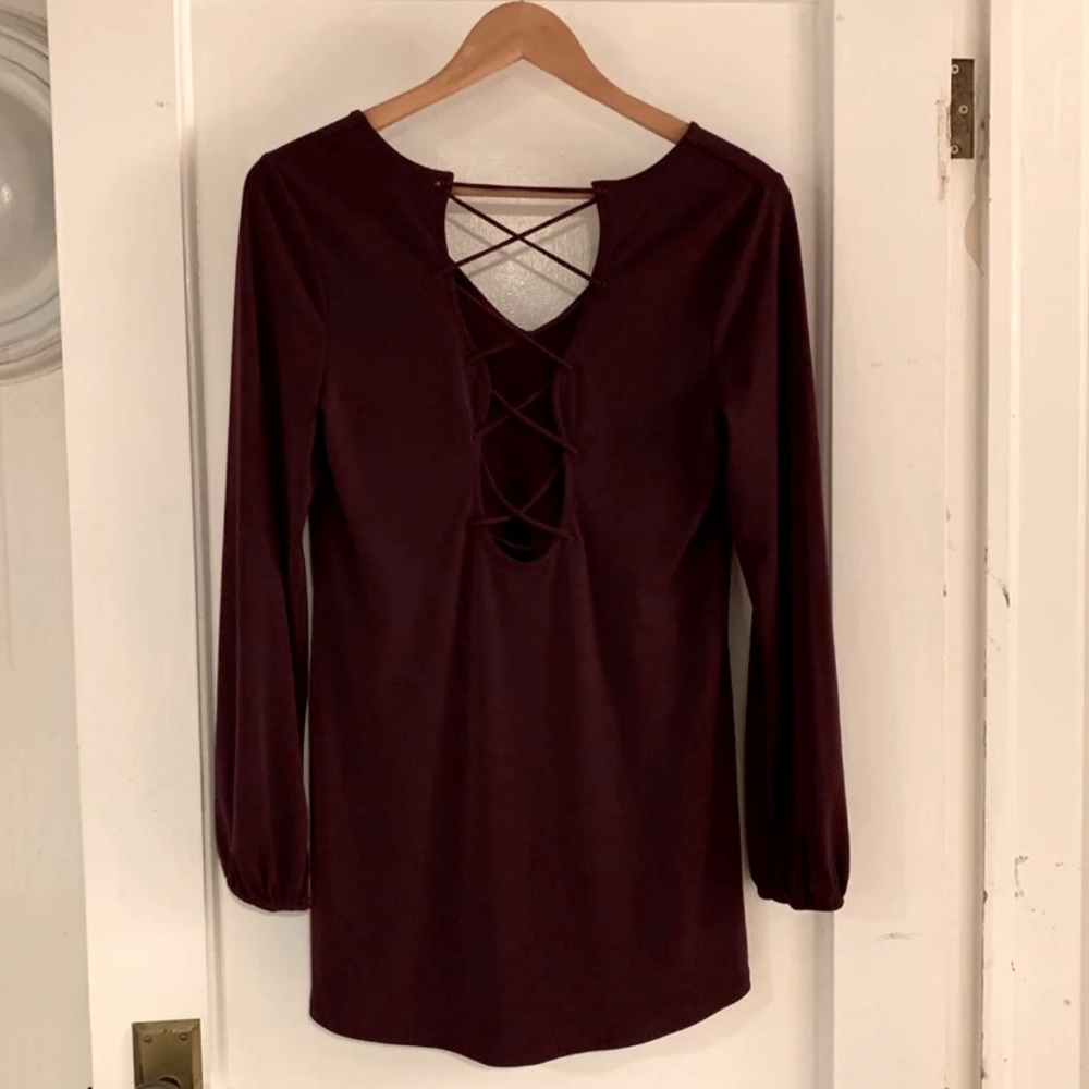 Purple express blouse